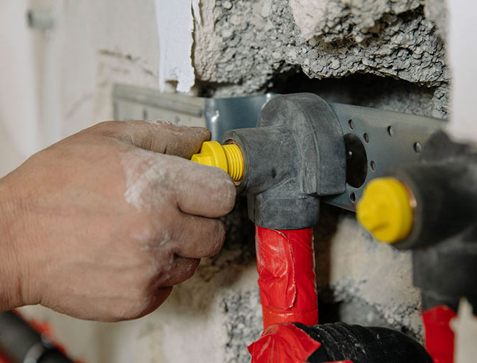 Sanitärinstallation im Rohbau in Reutlingen Anschluss